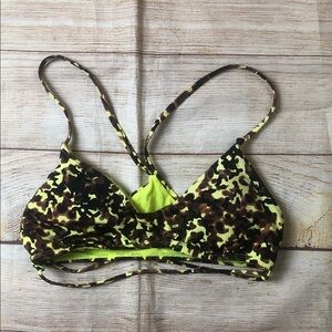 The Bikini Lab‎ Wild Pattern Bikini Top 💙